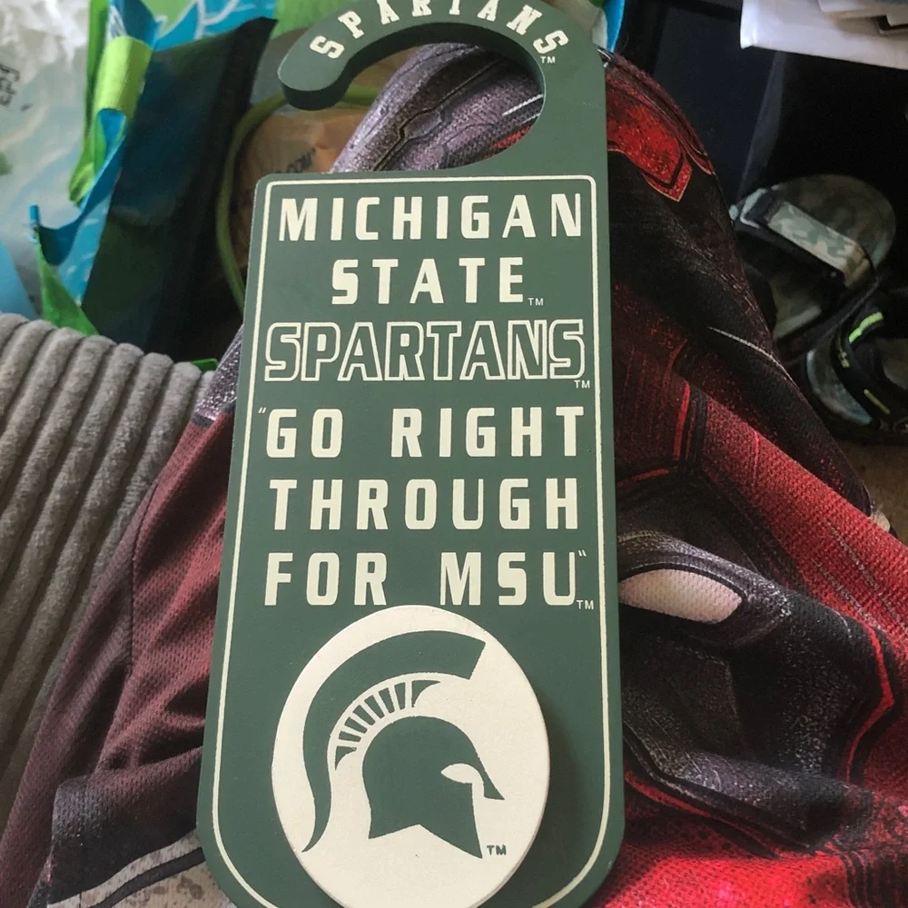 Green Door Hanger - Team Logo Home Accent